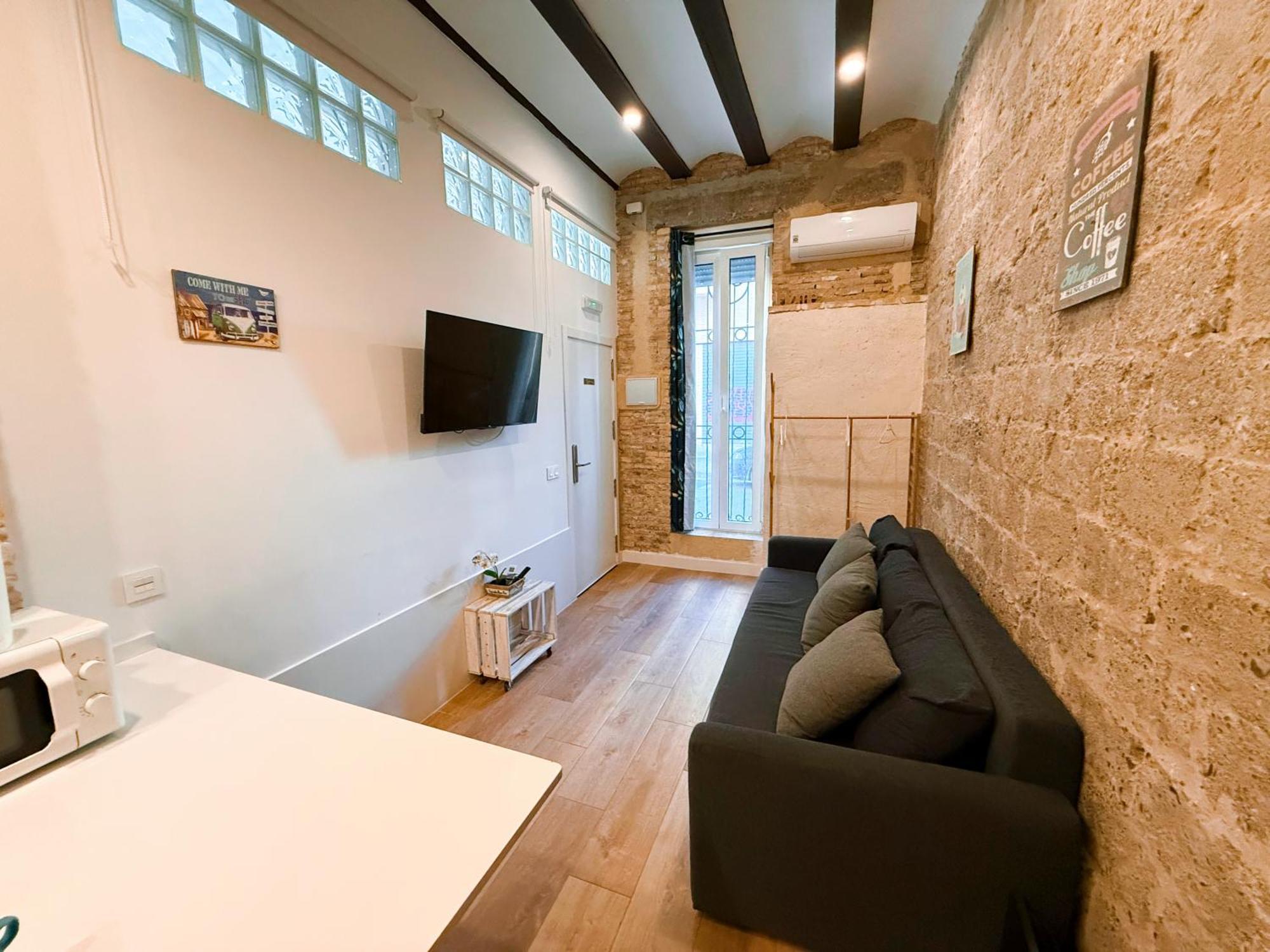 Loft Independiente Con Piscina Compartida En Centro De Apartamento Valência