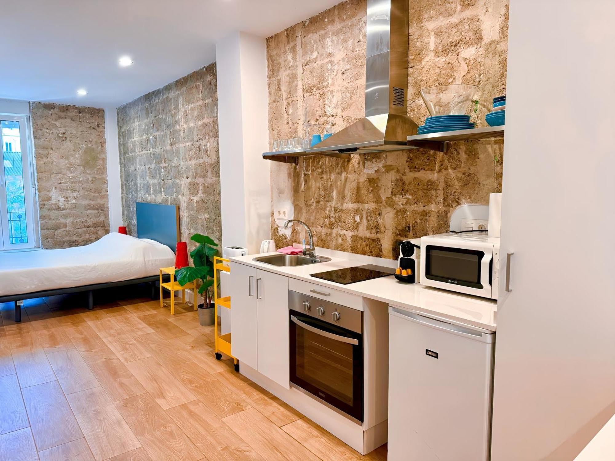 Apartamento Loft Independiente Con Piscina Compartida En Centro De Valência